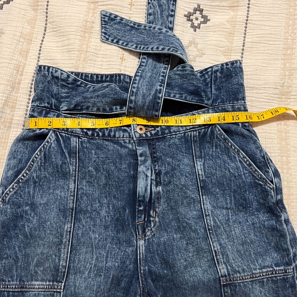 Jonathan Simkhai Standard Henley Tie-Waist Straight Jeans Size 31 NWOT - Picture 7 of 16
